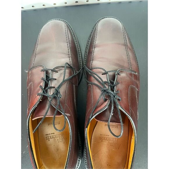 Allen Edmonds Hillcrest Leather Blucher Bicycle Toe Dress Shoe size 10 main image 10